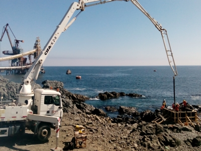 Dado Hormigón Anclaje Buques Puerto